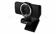 Интернет-камера Genius Веб-камера Genius ECam 8000 черная (Black) new package, 1080p Full HD, Mic, 360°, универсальное мониторное крепление, гнездо для штатива