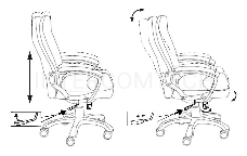 Кресло руководителя Бюрократ CH-868N Fabric черный Light-20 крестовина пластик