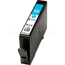 Картридж струйный HP 912 3YL81AE голубой (825стр.) для HP OfficeJet 801x/802x