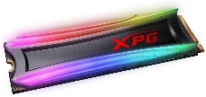 Твердотельный накопитель ADATA SPECTRIX S40G RGB SSD 256GB, 3D TLC, M.2 (2280), PCIe Gen 3.0 x4, NVMe, R3500/W1200, TBW 160