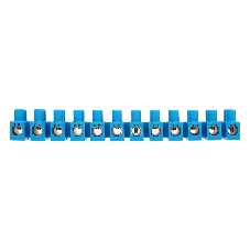 Клеммная винтовая колодка KВ-25 10-25, ток 60 A, полиэтилен синий REXANT (10 шт./уп.)