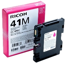 Картридж струйный Ricoh GC41M пурпурный для Aficio 3110DN/DNw/SFNw/7100DN/3100SNw (2200стр.) гелевый