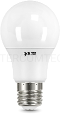 Лампа светодиодная Gauss 16Вт цок.:E27 шар 220B 3000K св.свеч.бел.теп. A60 (упак.:10шт) (102502116)