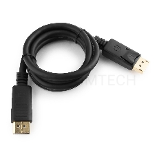 Кабель DisplayPort Gembird/Cablexpert , 1м, 20M/20M, черный, экран, пакет(CC-DP-1M)