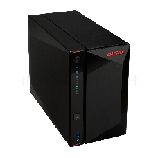Сетевое хранилище ASUSTOR AS5202T 2-Bay NAS/Media player/Intel Celeron J4005 2.0GHz up to 2.7GHz (Dual-Core ), 2GB SO-DIMM DDR4, noHDD(HDD,SSD),/2x 2,5Gb (LAN)/3xUSB3.2,HDMI/4ip camera license ; 90IX0171-BW3S10