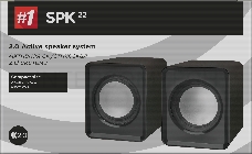 Акустическая 2.0 система Defender#1 SPK 22 черный, 5 Вт, питание от USB 65503