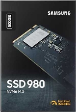 Накопитель SSD Samsung 500Gb (PCI-E NVMe) 980 M.2 (R3100/W2600MB/s) (MZ-V8V500BW)