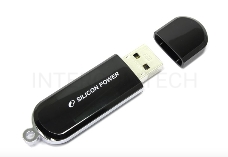 Флеш Диск Silicon Power 32Gb LuxMini 322 SP032GBUF2322V1K USB2.0 черный