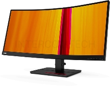 Монитор 34 Lenovo ThinkVision T34w-20 черный IPS 4ms 21:9 HDMI HAS Pivot 350cd 178гр/178гр 3440x1440 DisplayPort WQHD USB 9.91кг