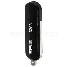 Флеш Диск Silicon Power 32Gb LuxMini 322 SP032GBUF2322V1K USB2.0 черный