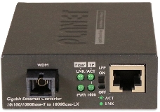 GT-806A60 медиа конвертер 10/100/1000Base-T to WDM Bi-directional Fiber Converter - 1310nm - 60KM