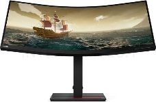 Монитор 34 Lenovo ThinkVision T34w-20 черный IPS 4ms 21:9 HDMI HAS Pivot 350cd 178гр/178гр 3440x1440 DisplayPort WQHD USB 9.91кг