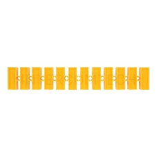 Клеммная винтовая колодка KВ-40 25-40, ток 100 A, полиэтилен желтый REXANT (10 шт./уп.)