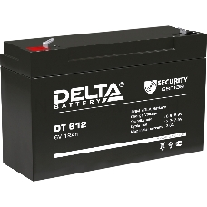 Аккумуляторная батарея DELTA series DT, DT 612, voltage 6V, capacity 12Ah (discharge 20 hours)