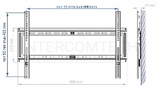 Кронштейн для телевизора Kromax IDEAL-1 черный 32