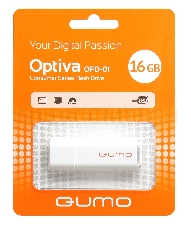 Флэш Диск QUMO 16GB Optiva 01 White QM16GUD-OP1-white