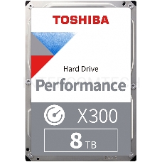 Жесткий диск HDD Toshiba X300 SATA3 8Tb 3.5 7200 256Mb (analog HDWR180UZSVA)