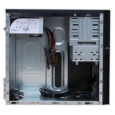 Корпус InWin POWERMAN ES725BK USB3.0 (Mini Tower, mATX, без БП, USBx2 + Audio, черный) <6120640>