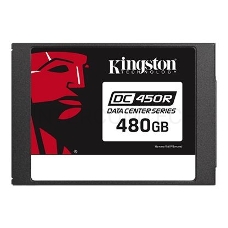 Накопитель SSD 2.5 Kingston 480Gb DC450R Series <SEDC450R/480G> (SATA3, up to 560/510Mbs, 99000 IOPS, 3D TLC, 285TBW, 7mm)