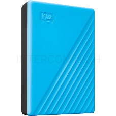 Накопитель Portable HDD 5TB WD My Passport (Blue), USB 3.2 Gen1, 107x75x19mm, 210g /12 мес./