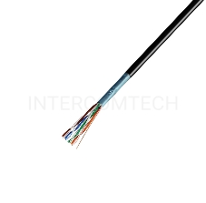 Кабель витая пара REXANT F/UTP, категория 5e, ZH нг(А)-HF, 4PR, 24AWG, внешний, черный, 305 м