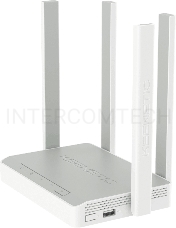 Роутер беспроводной Keenetic Viva (KN-1912) с Mesh Wi-Fi 5 AC1200, 4-портовым Smart-коммутатором и многофункциональным портом USB