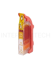 Струйный картридж Sakura 2936B004 (521 Y) для Canon, желтый, 8,4 мл., 530 к.