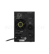 Источник бесперебойного питания PowerMan Online 1000 PLUS (1000ВА/800Вт, Online-Double conversion/LCD Display/USB/Software/RJ11/45,RS-232)