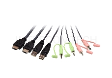 Переключатель ATEN 2-Port USB 4K HDMI Cable KVM Switch