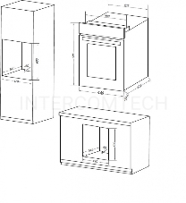 Шкаф духовой электрический MAUNFELD EOEM516B, встраиваемый