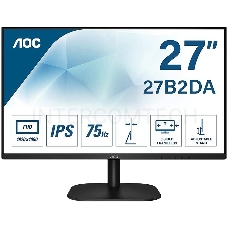 Монитор 27 AOC Value Line 27B2DA/01 черный IPS LED 16:9 DVI HDMI M/M матовая 250cd 178гр/178гр 1920x1080 D-Sub FHD 3.6кг