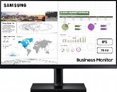 Монитор 23.8 Samsung  F24T450FQI черный PLS LED 16:9 HDMI матовая HAS Piv 250cd 178гр/178гр 75Hz 1920x1080 DP FHD