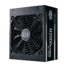 Блок питания Cooler Master ATX 2000W M2000 80+ platinum (24+8+4+4pin) APFC 140mm fan 12xSATA Cab Manag RTL