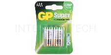 Батарея GP 24A 4шт. Super Alkaline (AAA) GP24A-CR4