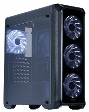 Корпус ZALMAN I3, без БП, большое боковое окно, черный,  ATX