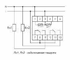 Реле времени PCU-510 (многофункц. 230В 2х8А 2перекл. IP20 монтаж на DIN-рейке) F&F EA02.001.009