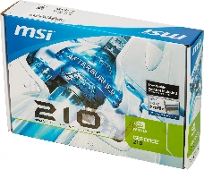 Видеокарта MSI N210-1GD3/LP NVIDIA GeForce 210 1024Mb 64 DDR3 460/800 DVIx1/CRTx1 Ret