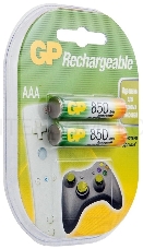 Аккумулятор GP Rechargeable (GP 85AAAHC-2CR2) NiMH 85AAAHC 850mAh,  2 шт AAA,  850мАч (2 шт. в уп-ке)