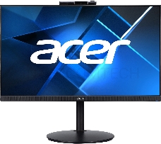 Монитор 27 ACER (Ent.) CB272Dbmiprcx, IPS, 1920x1080, 75Hz, 178°/178°, 1ms, 250nits, VGA + HDMI + DP + Webcam + Audio In/Out+ Колонки 2Wx2, FreeSync, HAdj 120mm,  Black
