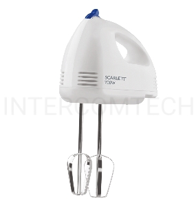 Миксер ручной Scarlett SC-HM40S03 200Вт белый/синий