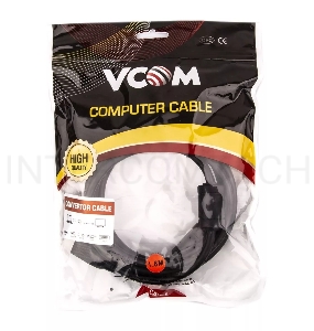 Кабель HDMI AM/DVI(24+1)M, 1.8м, CU, 1080P@60Hz, 2F, VCOM <CG484GD-1.8M>