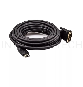 Кабель HDMI AM/DVI(24+1)M, 7.5м, CU, 1080P@60Hz, 2F, VCOM <CG484GD-7.5M>