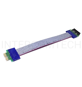Переходник кабель удлинитель PCI-E x1 Female to PCI-E x1 Male, Espada EPCIEM-PCIEF18r