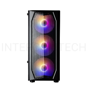 Корпус MidiTower Zalman N4 black (ATX,Window, 6xRGB fan, USB2.0 x2, USB3.0x1, без БП) (N4 rev.1)