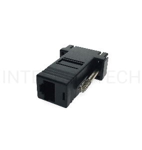 Удлинитель VGA male to RJ45 female Espada (по витой паре) (EVGAM to RJ45F) (39467)