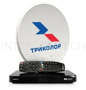 Комплект спутникового телевидения Триколор Ultra HD GS B622L черный