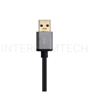 Адаптер концентратор USB 3.1 Type-A --> 4 USB3.0 Alum Shell HUB + PD , VCOM <CU4383A>