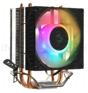 Кулер DEEPCOOL AG300 LED LGA1700/1200/115X/AM5/AM4 (36шт/кор, TDP 150Вт, PWM, Multi-Color LED Lighting, Fan 92mm, 3 тепл. Трубки прямого контакта) RET