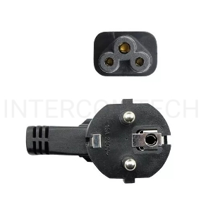 Кабель питания VCOM для ноутбуков 3М 3G*0.5mm 220V (CE022-CU) VDE стандарт