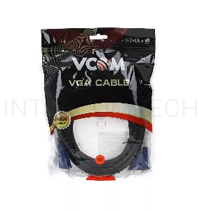 Кабель монитор-SVGA card (15M-15M) 3.0м 2 фильтра VCOM